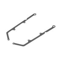 X12 Carbon Side Brace For 1-Piece Chassis 1.0Mm (2)