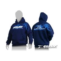 XRAY SWEATER HOODED - BLUE M - XY395500M