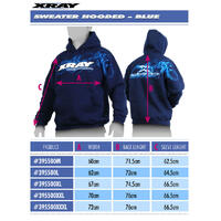 Xray Sweater Hooded - Blue Xx - Xy395500Xxxl