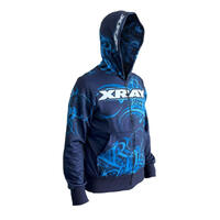 Xray Sweater Hooded - Hd Graphics - Blue (S)