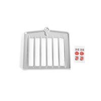 Smokey Billet Front Grille For Tamiya King / Grand Hauler (Silver)
