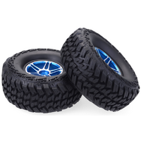 Zd Racing 1.9Inch 1/10 Rc Crawler Truck Wheels Tires Blue
