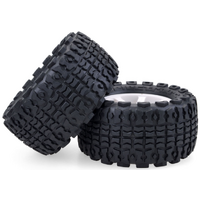 Zd Racing 1/10 Rc Short Course/Desert Truck/ Truggy /Monster Truck Wheels Tires White