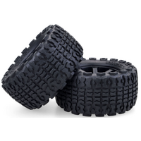 Zd Racing 1/10 Rc Short Course/Desert Truck/ Truggy /Monster Truck Wheels Tires Black