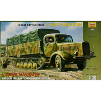 ZVEZDA 1/35 L 4500 R "MAULTIER" GERMAN HEAVY HALFTRACK WWII PLASTIC MODEL KIT