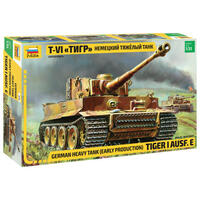 ZVEZDA 1/35 TIGER I EARLY (KURSK) PLASTIC MODEL KIT
