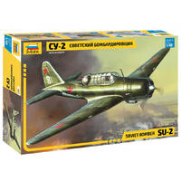 ZVEZDA 1/48 SU-2 SOVIET LIGHT BOMBER PLASTIC MODEL KIT