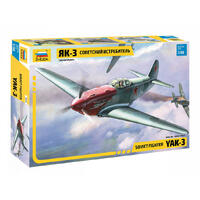 ZVEZDA 1/48 YAK-3 SOVIET WWII FIGHTER PLASTIC MODEL KIT
