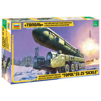 ZVEZDA 1/72 BALLISTIC MISSILE LAUNCHER "TOPOL" PLASTIC MODEL KIT