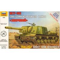 ZVEZDA 1/72 SELF PROPELLED GUN ISU-152 PLASTIC MODEL KIT