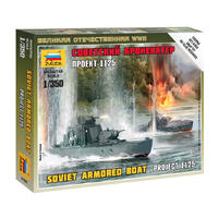 ZVEZDA 1/350 SOV.ARMORED BOAT PLASTIC MODEL KIT