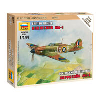 ZVEZDA 1/144 BRITISH FIGHTER "HURRICANE MK-1" PLASTIC MODEL KIT
