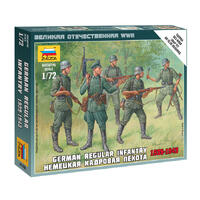 ZVEZDA 1/72 GERMAN REGULAR INFANTRY 1939-43 PLASTIC MODEL KIT