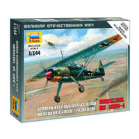 ZVEZDA 1/144 HENSCHEL 126B PLASTIC MODEL KIT