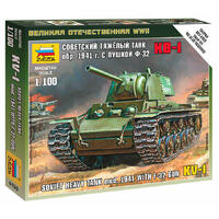 ZVEZDA 1/100 KV-1W/F-32 GUN PLASTIC MODEL KIT