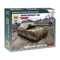 ZVEZDA 1/100 GERMAN TANK MAUS PLASTIC MODEL KIT