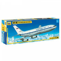 ZVEZDA 1/144 ILYUSHIN IL-86 PLASTIC MODEL KIT