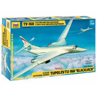ZVEZDA 1/144 TUPOLEV TU-160 RUSSIAN STRATEGIC BOMBER PLASTIC MODEL KIT