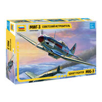ZVEZDA 1/72 MIG-3 SOVIET FIGHTER PLASTIC MODEL KIT