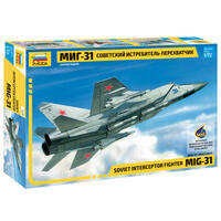ZVEZDA 1/72 MIG-31 SOVIET INTERCEPTOR PLASTIC MODEL KIT