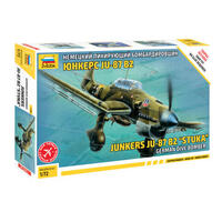 ZVEZDA 1/72 JU-87B2 STUKA PLASTIC MODEL KIT