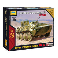 ZVEZDA 1/100 BTR-80 PLASTIC MODEL KIT