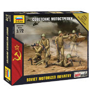 ZVEZDA 1/72 SOVIET INFANTRY PLASTIC MODEL KIT