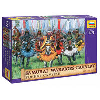 ZVEZDA 1/72 SAMURAI WARRIORS-CAVALRY PLASTIC MODEL KIT