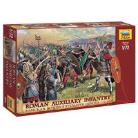 ZVEZDA 1/72 ROMAN AUX.INFANTRY PLASTIC MODEL KIT
