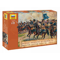 ZVEZDA 1/72 SWEDISH DRAGOONS (RE-RELEASE) PLASTIC MODEL KIT
