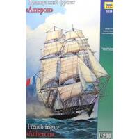 ZVEZDA 1/200 FRENCH FRIGATE "ACHERON" PLASTIC MODEL KIT