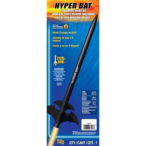 Buy Estes 7217 Hyper Bat (2 Stage) Rocket Skill Level 2 (18Mm Standard